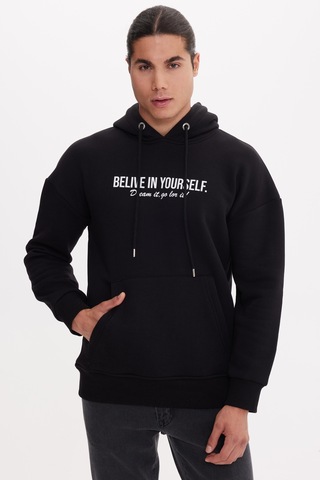The Crow Belıve Siyah Hoodıe Sweatshırt Siyah