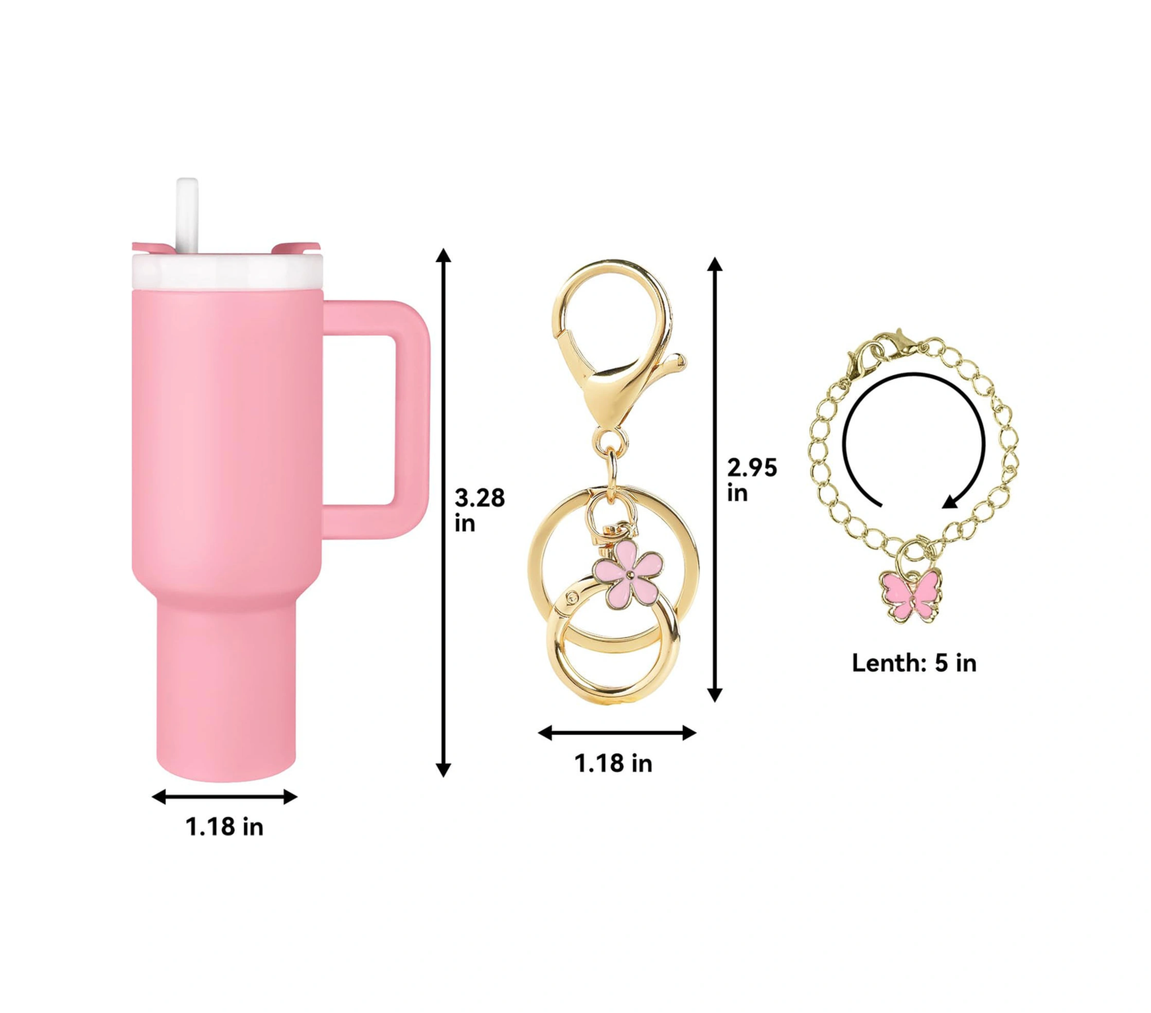 Skycity İki Yönlü Mini Kumanda Kılıfı Anahtarlık - Biberon & Çanta Askılımlı, Dudak Kremi/somun Saklama, Pla & Alyaş Malzeme, Renkli Dekoratif Aksesuar