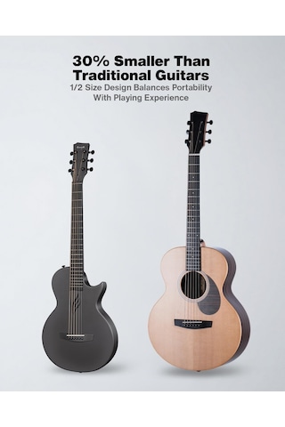 Enya Nova Go Bk Siyah Renk Akustik Gitar