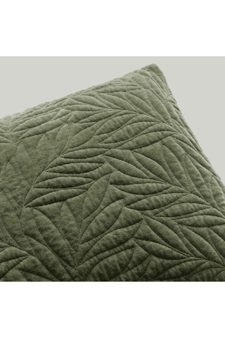 Linens Velour Kırlent Kılıfı 30x50 Cm Haki Haki