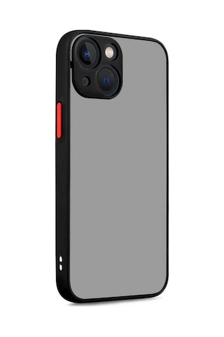 Apple Uyumlu iPhone 13 Pro Max Kılıf Zore Hux Kapak Siyah