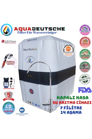 Elegance Pompalı Beyaz 12 Lt 7 Filtre 14 Aşama Su Arıtma Cihazı