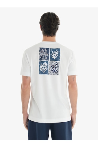 Blackspade Erkek T-shirt 40733 - Beyaz Beyaz