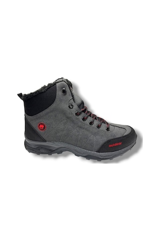 Jagulep 4058-26 Anatomik İçi Kürklü Outdoor Erkek Bot Füme Siyah 45-47 Füme