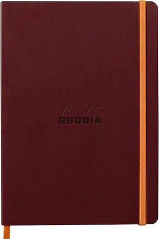 Rhodia Yumuşak Kapak A5 Çizgili Defter Burgundy 117370c