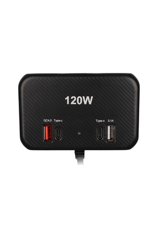 Olesson 1656 12-24v Çift Usb + Çift Type-c 120w 80cm Kablolu 3 Lü Araç Çakmak Çoklayıcı