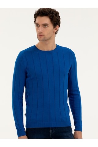 Cacharel Erkek Saks Kazak /triko 50279607-vr045 Mavi