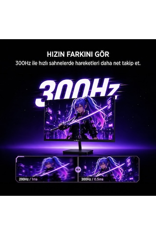 James Donkey Revon R60 24'' 300hz 0.5ms Fast Ips Gaming Monitör Ölü Pikselde Anında Değişim