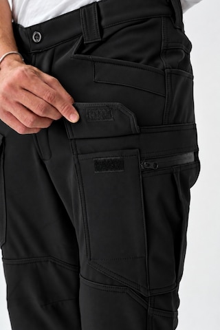 Dechers Erkek Kışlık İçi Polarlı Rüzgar Su Geçirmez Soft Shell Taktik Pantolon - E231 Siyah