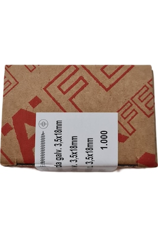 Hafele Galvanizli 3.5 x 18 mm Sunta Vidası