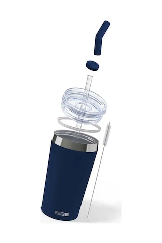 Sigg Helia Çelik Termos 450ml Koyu Mavi 6015.20