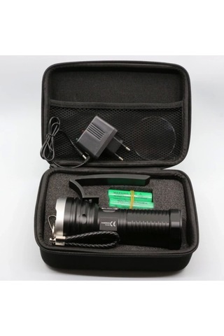 Powerdex 25w Şarjlı Ledli Profesyonel El Feneri 3200lm 3,7vx4 Adet Pil Çok Renkli