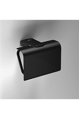 Sonia Tuvalet Kağıtlık S6 Black Kapaklı Siyah 166473