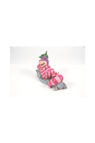 Jim Shore Alice'in Traditions Harikalar Diyarında Cheshire Kedisi Ağaç Heykelcikleri, 6 Cm, Çok Renkli