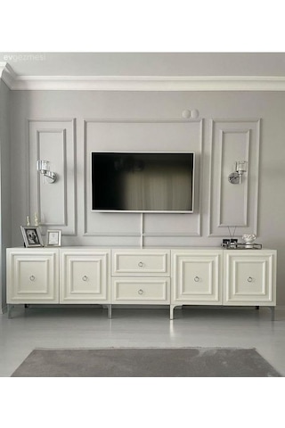 Dekoratif Boyanabilir 1 Adet 2,5 Cm Polistren Duvar Çıtası
