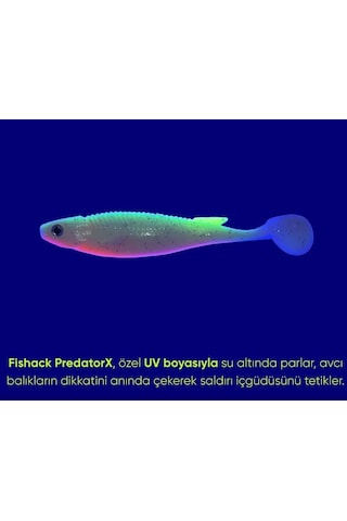 Fishack Predatorx 10 Cm 10 Gr- Uv Boyalı - Lemonback