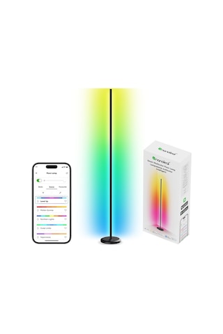 Nanoleaf Akıllı Rgbw Dikey Aydınlatma Yer Lambası Matter, App Kontrollü, Google Home, Alexa, Apple H RGB