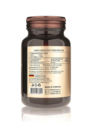Validus Maca 800 Mg 30 Tablet