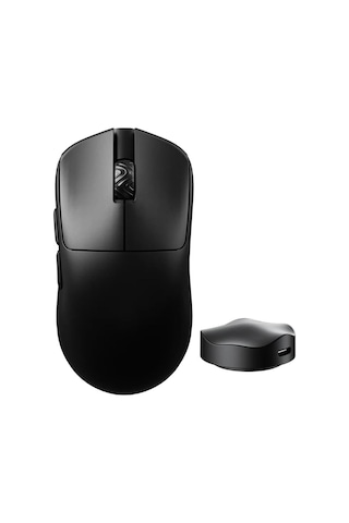 V6 8k Hz Pixart 3950 Sensör Kailh Switch Siyah Kablosuz Simetrik Gaming Mouse Diğer