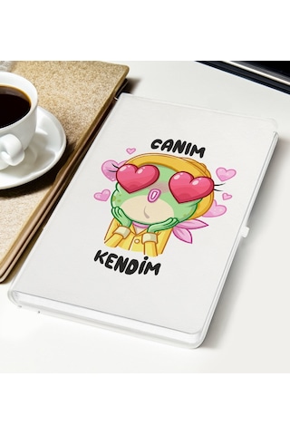 Bk Gift Canım Kendim Tasarımlı Beyaz Defter, Arkadaşa Hediye, Doğum Günü Hediyesi Kobitmeyencom29834 Bk Gift