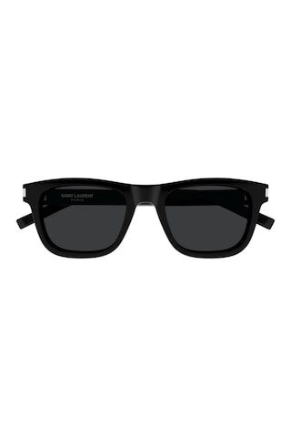 Saint Laurent Sl 819 001 52 Unisex Kare Siyah Kemik Güneş Gözlüğü Siyah