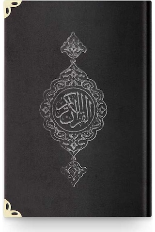 Çanta Boy Kadife Kur'An-I Kerim (Siyah. Yaldızlı. Mühürlü) N11.1393