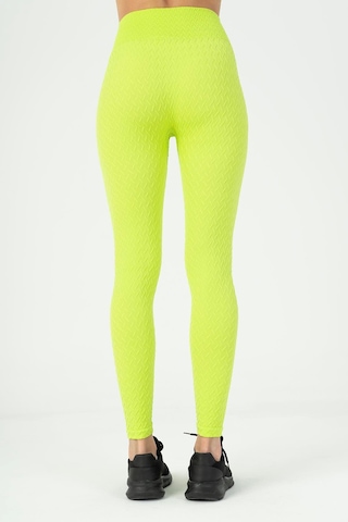 Maraton Active Slimfit Kadın Koşu Neon Yeşil Tayt 812093 Neon Yeşil
