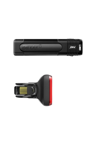 Knog Blinder Bisiklet Ön Arka Far Seti 700 Lumen Square 100 Usb Şarjlı Siyah