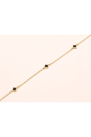 Altın Yonca Model Bileklik Sarı Altın