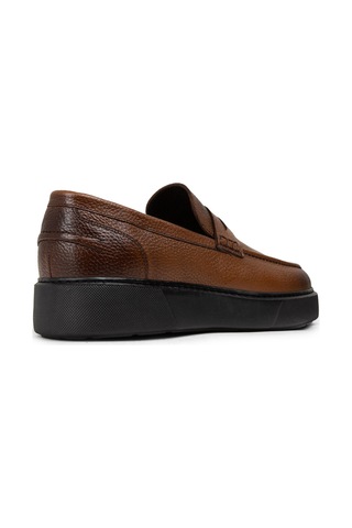 Deery Erkek Hakiki Deri Taba Rengi Loafer Ayakkabı - 01964mtbae04 Taba