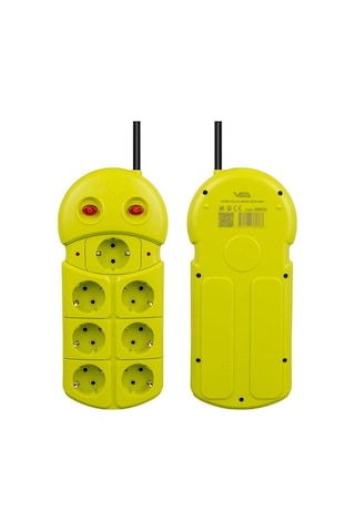 Vea Ve-970 1.5 Metre Kablolu 7'li Grup Priz