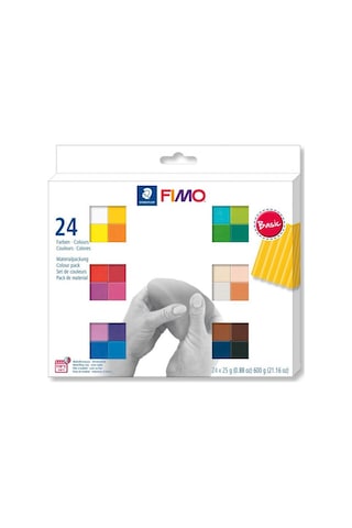 Fimo Parlak Renkler 12 li Set 24x25 gr - 8023C24-1