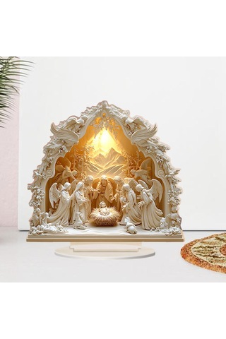 Homyl 2d Düz Akrilik Heykel Koleksiyon Tatil Yılbaşı Doğum Orta