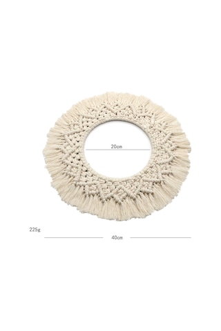 Wezone El Yapımı İvme Desenli Bej Duvar Örtüsü - Yatak Odası/canlı Oda Dekoru, Kompakt Boyutlu, Yumuşak Ve Temizlenmesi Kolay Z150a