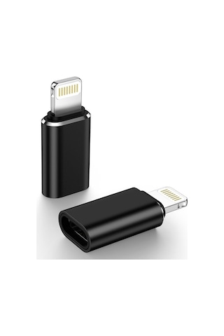 Daytona Lightning To USB Type C Dönüştürücü Adaptör x 2 Adet – iPhone & Apple Uyumlu iPad 14'e Kadar