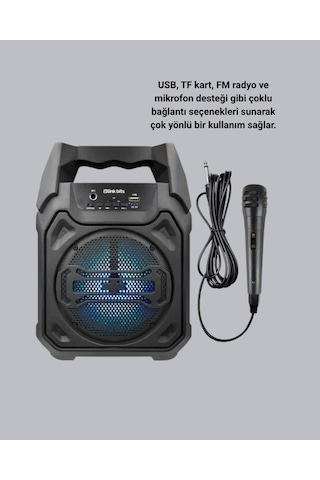 Taşınabilir Şarjlı Hoparlör Bluetooth, Tws Ve Uzun Pil Ömrü - Lisinya