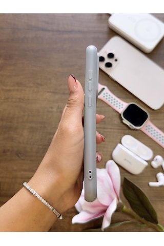 Redmi Note 8 Uyumlu Kamera Korumalı Darbeye Dayanıklı Renk Atmayan Keep Silikon Kılıf Gri