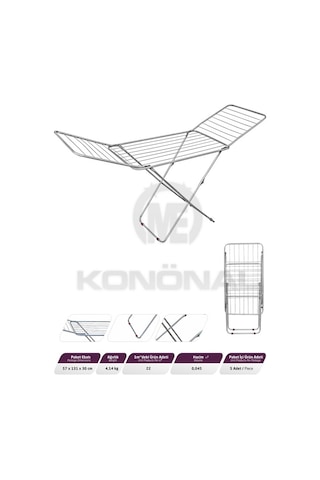 Egemen Yıldız Kanatlı Kurutmalık 5 Mm Tel Gümüş