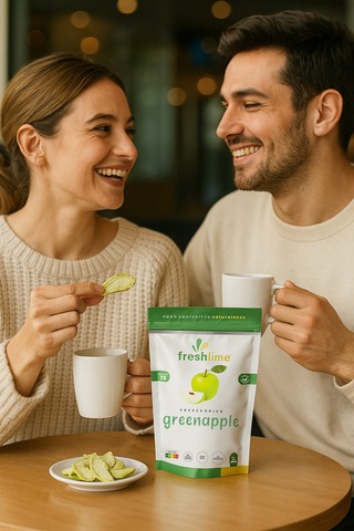 Freshlime Yeşil Elma Kuru Meyve Cipsi 20 G