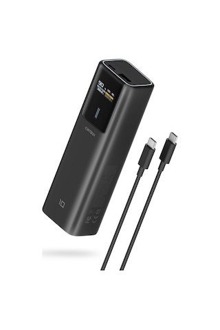 Cuktech 10 Powerbank 10000 Mah 150 W Pd3.1 Süper Hızlı Şarj 2 P Siyah