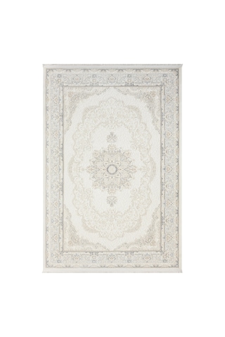 Mariesse Home Artes Serisi Bambu Dokulu Modern Sık Dokuma Makine Halısı Smart 12002 Gri