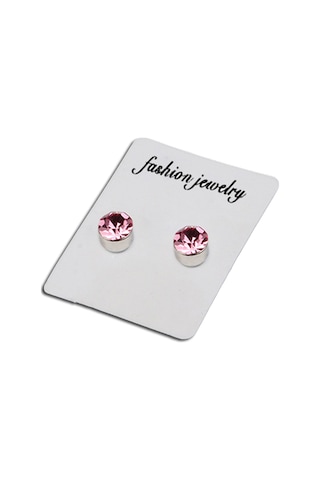 Tenfowee Sağlıklı Manyetik Taşlı 6mm Pembe Çekirdekli Burunsuz Küpe - Kadın Erkekler İçin Saçmağı Saçmağı - Güzellik Ve Bakım Diğer