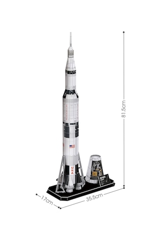 Nasa - Apollo Saturn V Roket 3d Puzzle Ds1059h