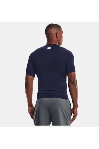 Under Armour Heatgear Armour Compression Erkek T-shirt 1361518-410 Lacivert