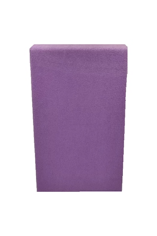 Altın Karma Havlu Lastikli Çarşaf Takımı 180x200 Cm 2 Adet 50x70 Cm Yastık Kılıfı Lila