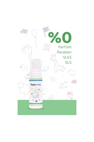 Babyicon Baby Icon Saç Ve Vücut Bebek Şampuanı Vegan Sülfat Ve Pa