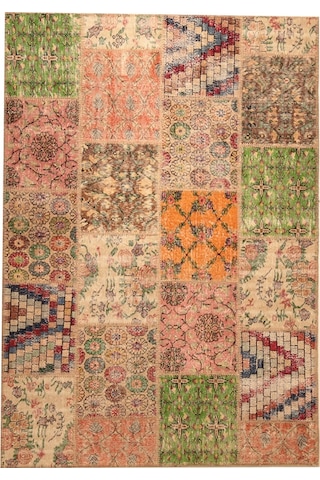Patchwork El Dokuma Anadolu Halısı (427337317) Çok Renkli