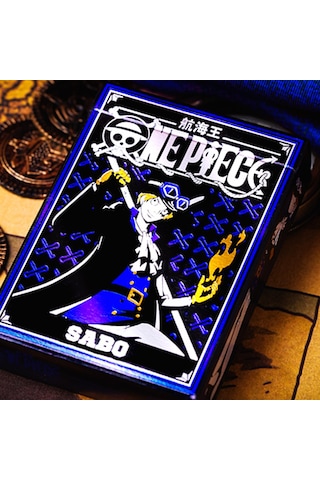 Card Mafia One Piece Sabo Premium Oyun Kağıdı Limited Edition Koleksiyonluk İskambil Kartları