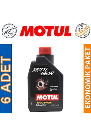 Motul Motyl Gear 75W-85 Technosynthese Şanzıman Yağı 6 x 1 L