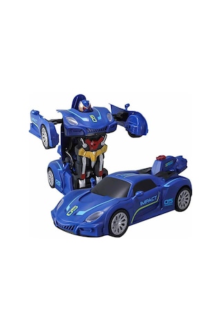 Transforming Robot Racer Uzaktan Kumandalı Sesli Ve Işıklı Robotl Çok Renkli